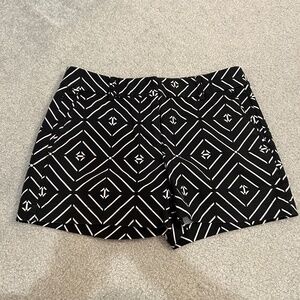Joe Fresh Black Shorts with White accents Size 0